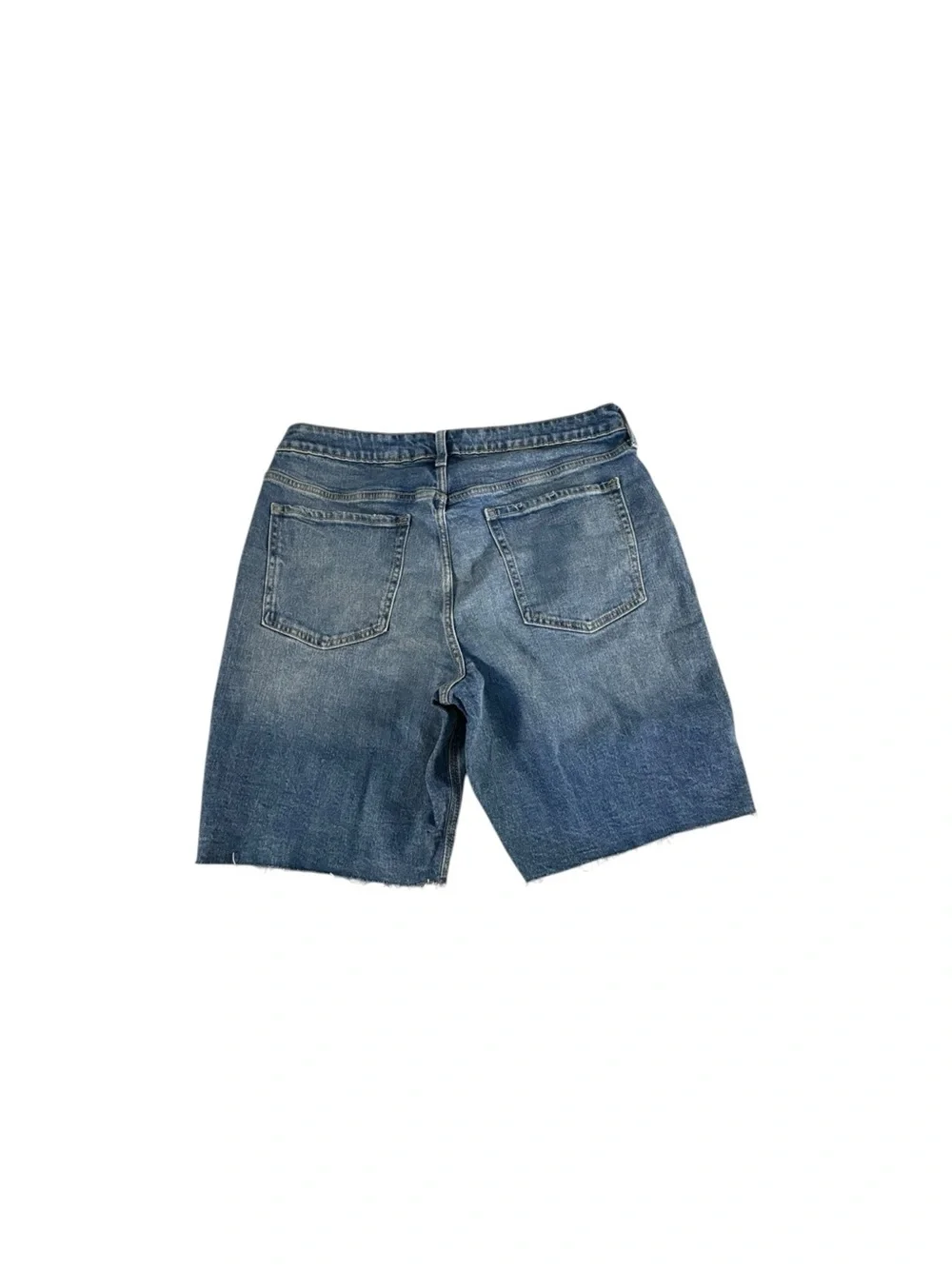 Old Navy OG Loose Jorts Womens 16 High Rise Long Denim Bermuda Shorts NWT